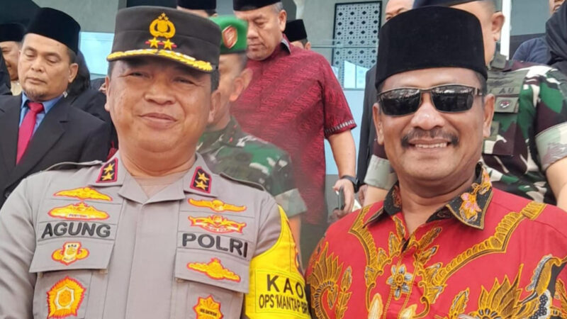 Kapolda Sumut Irjen. Pol. Agung Setya Imam Effendi, S.H., S.I.K., M.Si. bersama Ketua Umum DPP Garnizun H Ardiansyah Saragih SH, MH.