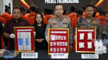 Satresnarkoba Polres Tulungagung Ungkap 36 Kasus Narkoba Dengan 40 Tersangka Periode Agustus – Awal November 2025