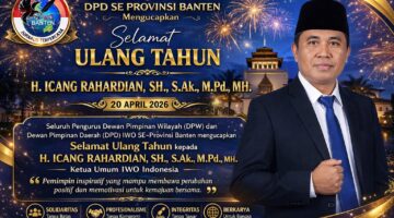 DPW dan DPD IWO-I Banten Kompak Ucapkan Selamat Ulang Tahun Ketua Umum, Tegaskan Kepemimpinan Inspiratif