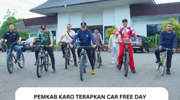 Pemkab Karo Terapkan Car Free Day Menuju Kantor Bupati sebagai Upaya Penghematan Energi dan Tindak Lanjut Arahan Pemerintah Pusat