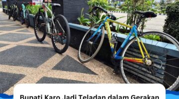 Bupati Karo Jadi Teladan dalam Gerakan Car Free Day, Dorong ASN dan Masyarakat Hemat Bahan Bakar