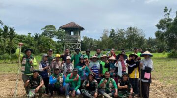 Bentuk Upaya Ketahanan Pangan, Satgas Yonif 643/Wns Tanam Jagung