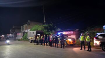 Patroli Gabungan Polres Karo Tekan Potensi Kejahatan 3C di Kabanjahe–Berastagi