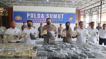 Satres Narkoba Polresta Deliserdang Gagalkan Peredaran 53 Kg Sabu Asal Malaysia
