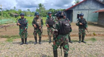 TNI Hadir di Segala Kondisi Masyarakat Pedalaman
