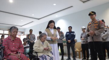 Sentuhan Kemanusiaan di Lereng Berastagi, Kapolres Karo Sambangi Lansia Yayasan Cinta Kasih Rafael