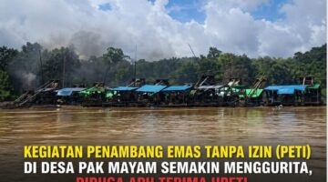 Diduga ada setoran ke Oknum APH,PETI di sungai Landak desa pak manyam Beroperasi tanpa Hambatan
