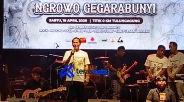 Hadirkan Panggung Musik Nasional, Plt Bupati Tulungagung Perkuat Ekonomi Kreatif dan Martabat Seniman Lokal
