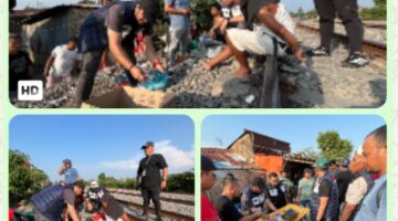 Satres Narkoba Gerebek Dua Sarang Narkoba Bantaran Rel