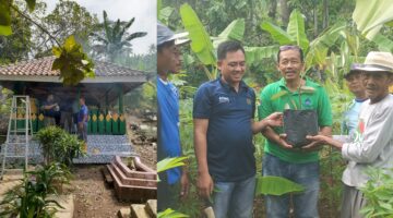 Jaga Kelestarian Wisata Religi, Warga dan Pemdes Bakauheni Bersihkan Petilasan Keramat