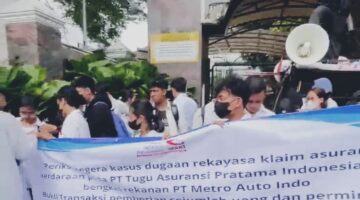 Mahasiswa Geruduk Kejagung Desak periksa PT Asuransi Tugu Pratama Indonesia terkait manipulasi klaim asuransi