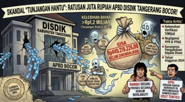 SKANDAL “TUNJANGAN HANTU”: Ratusan Juta Rupiah APBD Disdik Tangerang Bocor, RAMBO DAN GPN Desak Segera di Proses Secara Hukum Berlaku!!!