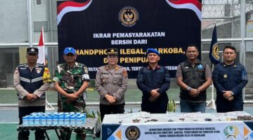 “Rutan Kabanjahe Teguhkan Komitmen, Ikrar Pemasyarakatan Bersih dari Handphone, Narkoba dan Penipuan”