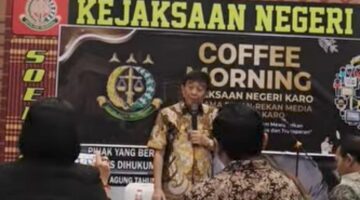 Kajari Karo, Coffe Morning Dengan Rekan Jurnalis 