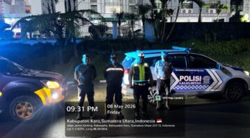 Polres Karo Gelar Patroli Malam, Cegah Aksi Balap Liar dan Kriminalitas