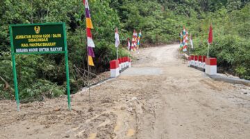 TNI Bangun Jembatan di Pedalaman Pakpak Bharat, Mobilitas Warga Kini Lebih Mudah