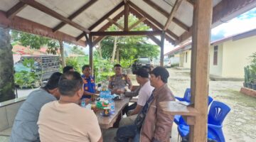 Kapolsek Simpang Empat Terima Silaturahmi Kepala Desa se-Kecamatan Kutabuluh