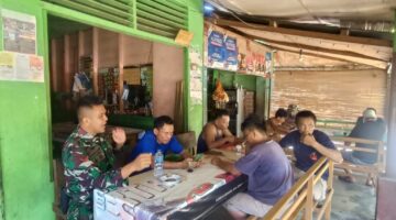 Warga Sibagindar Apresiasi Babinsa Yang Aktif Turun dan Berbaur Dengan Masyarakat
