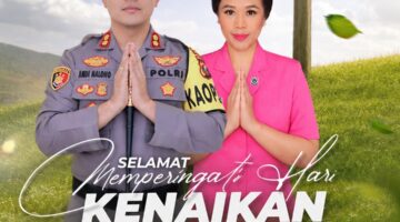 Kapolres Karo dan Bhayangkari Sampaikan Ucapan Hari Kenaikan Yesus Kristus