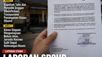 Laporan SP2HP Dugaan Penganiayaan di Galangan Kapal Mandek, Awak Media Sulit Temui Penyidik Polsek Tallo