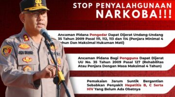 Polres Karo Terus Menunjukkan Komitmennya Dalam Memerangi Penyalahgunaan Narkoba Melalui Kampanye Edukasi Kepada Masyarakat.