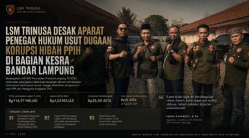 LSM TRINUSA Desak Aparat Penegak Hukum Usut Dugaan Korupsi Hibah PPIH di Bagian Kesra Bandar Lampung