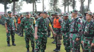 Kodim 0205/TK Gelar PSJM Untuk Menilai Kesiapan Jasmani Prajurit, Danlat: PSJM ini merupakan program rutin TNI AD