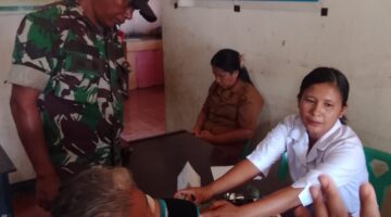 Babinsa 04/Tigalingga Hadiri Integrasi Layanan Primer (ILP) di Posyandu Desa Lau Pakpak