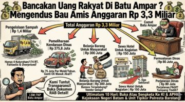 Mengendus Bau Amis Anggaran Rp3,3 Miliar di Kecamatan Batu Ampar, Lahan Subur ‘Bancakan’ Uang Rakyat?