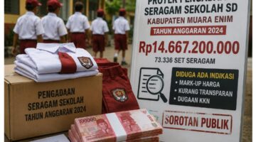 PEMDA BAJINGAN MAFIA SERAGAM : MUARA ENIM SARAT DENGAN PEJABAT KORUPTOR BERMUKA TEMBOK