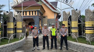 Polres Karo Lakukan Pengecekan Pengamanan Gereja, Ibadah Minggu Berjalan Aman dan Kondusif