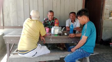 Ngobrol di Kedai Kopi, Babinsa Tigalingga Serap Aspirasi Warga dan Bahas Keamanan Desa