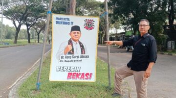Pemasangan Spanduk “Caper” AOB Tuai Kecaman, Tokoh Muda Bekasi: Jangan Bikin Gaduh, Saatnya Kerja!