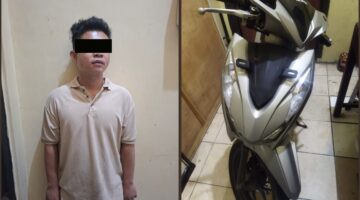 Gondol Honda Beat Modus Terekam CCTV, Pelaku Curat Tegineneng Diringkus Tekab 308 Polsek Tegineneng