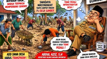 Abdul Aziz,.S.H Kritik PJ Kepala Desa Sumber, Soroti Infrastruktur dan Transparansi Dana Desa*