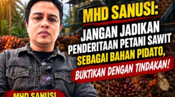 Mhd Sanusi: Jangan Jadikan Penderitaan Petani Sawit Sebagai Bahan Pidato, Buktikan dengan Tindakan!
