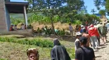 Swadaya Warga Kubu Simbelang Karo Buka Jalan Alternatif, Polres Beri Pengawalan Penuh