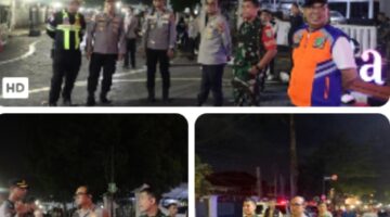 Dandim 0607/Kota Sukabumi dan Kapolres Turun Langsung Amankan Pesta Kemenangan Persib