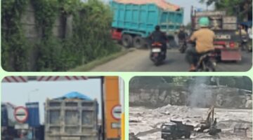 Dikabarkan Truk Diamankan, Alat Berat Tak Diamankan, Disinyalir Oknum APH Diduga Beking Galian C Ilegal di Deli Serdang.
