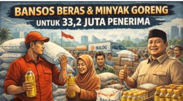 Warga Desa Bajubang laut Bersyukur Terima Bantuan Pangan dari Pemerintah, Dapat Beras 20 Kg Ditambah Minyak Goreng