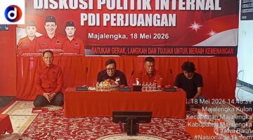 Satukan Gerak dan Langkah, PDI Perjuangan Majalengka Gelar Diskusi Politik Strategis Bersama DPP untuk Raih Kemenangan Mutlak
