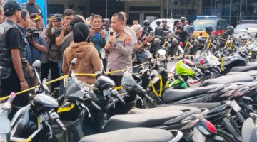 Polrestabes Amankan 138 Kendaraan Bermotor Dari 8 Gudang