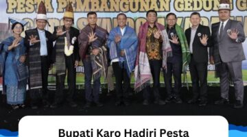 Bupati Karo Antonius Ginting Hadiri Pesta Pembangunan Gedung Gereja GKPS Syaloom Kabanjahe