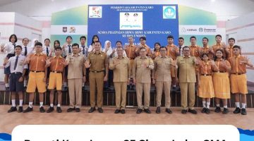 Bupati Karo Lepas 25 Siswa Lolos SMA Unggulan Nasional