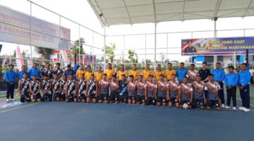 Polres Karo Melaju ke Semifinal, Menang Bertanding Dengan Polrestabes Medan di Perempat Final Voli HUT Bhayangkara ke-80