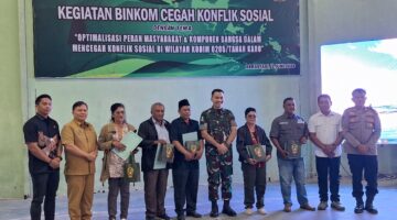 Sinergi TNI-Polri dan Pemda Diperkuat, Binkom Cegah Konflik Sosial Digelar di Karo