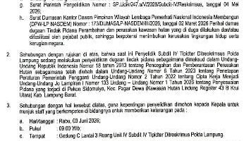 OBJEK PBB P2 DIDUGA KUAT MASUK KAWASAN HUTAN, BAPENDA LAMBAR : “KAMI TIDAK TAHU!”