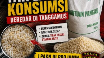 LPAKN RI PROJAMIN Desak Pengusutan Tuntas, Siap Laporkan Dugaan Beras Bantuan Tak Layak Konsumsi ke Polda Lampung