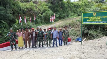 Perintah Presiden Prabowo Terwujud, TNI Rampungkan Jembatan Aramco di Dairi