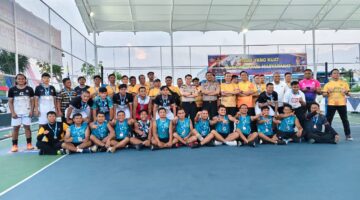 Polres Karo Raih Juara III Turnamen Voli Porah Polda Sumut Sambut HUT Bhayangkara ke-80